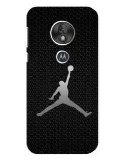 Чехол для Motorola MOTO G7 Play с картинкой «Jordan Dark Carbon»