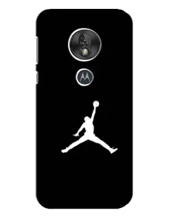 Чехол для Motorola MOTO G7 Play с картинкой «Jordan Silhouette»