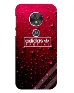 Чехол для Motorola MOTO G7 Play с картинкой «Adidas Gold Marble»