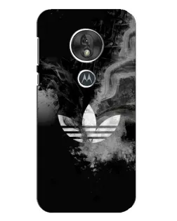 Чехол для Motorola MOTO G7 Play с картинкой «Абстрактный дым Adidas»