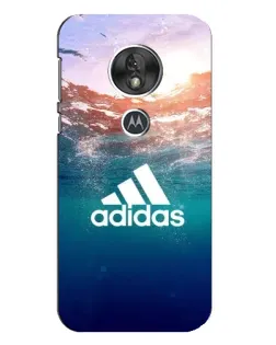 Чехол для Motorola MOTO G7 Play с картинкой «Океанская глубина адидас»