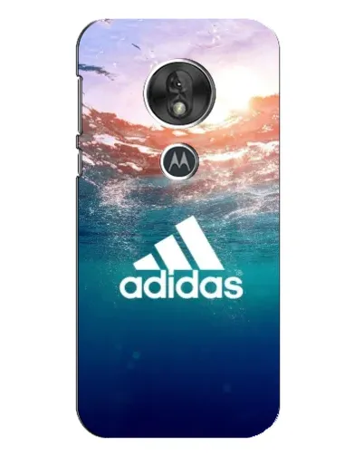 Чехол для Motorola MOTO G7 Play с картинкой «Океанская глубина адидас» Чехол для Motorola MOTO G7 Play с картинкой «Океанская глубина адидас»