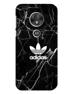 Чехол для Motorola MOTO G7 Play с картинкой «Белый мрамор Adidas»