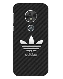 Чехол для Motorola MOTO G7 Play с картинкой «Adidas Карбоновая текстура»