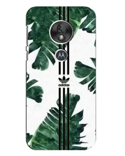 Чехол для Motorola MOTO G7 Play с картинкой «Пальмовые листья адидас»