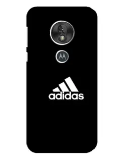 Чехол для Motorola MOTO G7 Play с картинкой «Черная классика Adidas»
