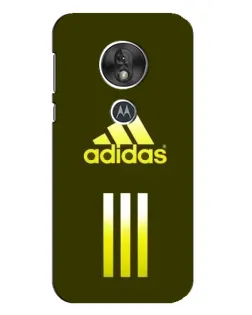 Чехол для Motorola MOTO G7 Play с картинкой «Оливковый градиент Adidas»