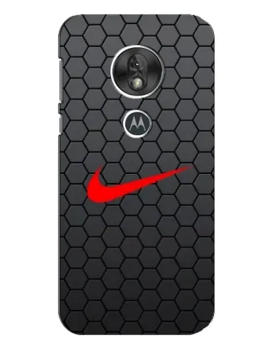 Чехол для Motorola MOTO G7 Play с картинкой «Nike — карбоновая сетка»