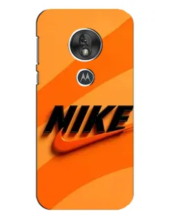 Чехол для Motorola MOTO G7 Play с картинкой «Оранжевый драйв Nike» Чехол для Motorola MOTO G7 Play с картинкой «Оранжевый драйв Nike»