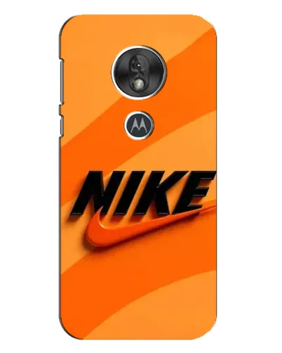 Чехол для Motorola MOTO G7 Play с картинкой «Оранжевый драйв Nike»