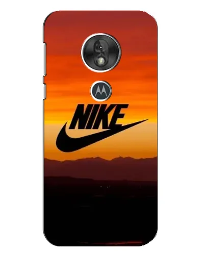 Чехол для Motorola MOTO G7 Play с картинкой «Nike — вечерний горизонт»
