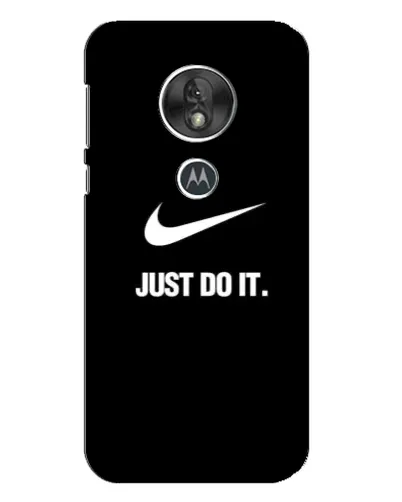 Чехол для Motorola MOTO G7 Play с картинкой «Классический принт Nike»