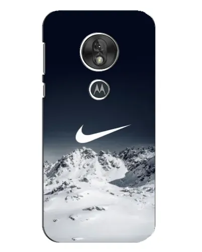 Чехол для Motorola MOTO G7 Play с картинкой «Nike — зимние горы»