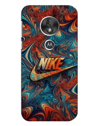 Чехол для Motorola MOTO G7 Play с картинкой «Nike в абстракции»
