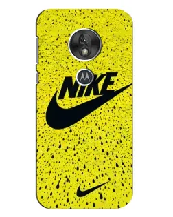 Чехол для Motorola MOTO G7 Play с картинкой «Желтый текстурный Nike» Чехол для Motorola MOTO G7 Play с картинкой «Желтый текстурный Nike»