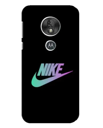 Чехол для Motorola MOTO G7 Play с картинкой «Nike — городская ночь»