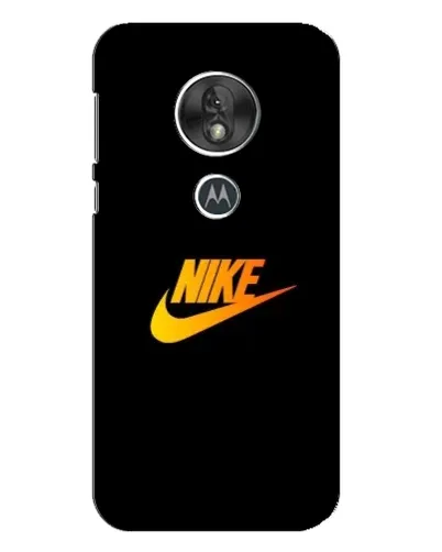 Чехол для Motorola MOTO G7 Play с картинкой «Золотой логотип Nike»