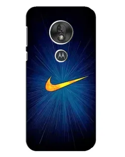 Чехол для Motorola MOTO G7 Play с картинкой «Синий пульс Nike» Чехол для Motorola MOTO G7 Play с картинкой «Синий пульс Nike»