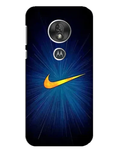 Чехол для Motorola MOTO G7 Play с картинкой «Синий пульс Nike» Чехол для Motorola MOTO G7 Play с картинкой «Синий пульс Nike»