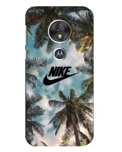 Чехол для Motorola MOTO G7 Play с картинкой «Тропический принт Nike» Чехол для Motorola MOTO G7 Play с картинкой «Тропический принт Nike»