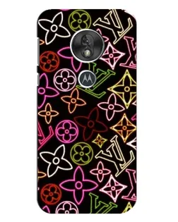Чехол для Motorola MOTO G7 Play с картинкой «Неоновый микс Nike»