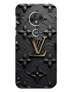 Чехол для Motorola MOTO G7 Play с картинкой «Кожаная текстура LV»