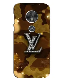 Чехол для Motorola MOTO G7 Play с картинкой «Камуфляжный Louis Vuitton»