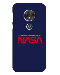 Чехол для Motorola MOTO G7 Play с картинкой «NASA — глубокий космос»