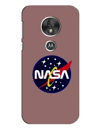 Чехол для Motorola MOTO G7 Play с картинкой «NASA — ретро космос»