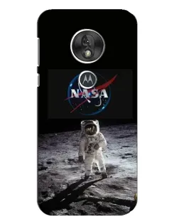 Чехол для Motorola MOTO G7 Play с картинкой «Астронавт на Луне»
