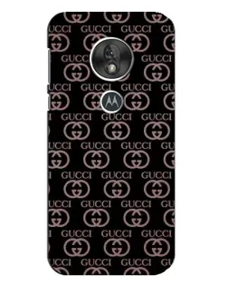 Чехол для Motorola MOTO G7 Play с картинкой «Классическая монограмма Gucci»