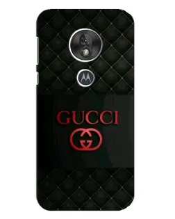 Чехол для Motorola MOTO G7 Play с картинкой «Gucci — стеганый черный»