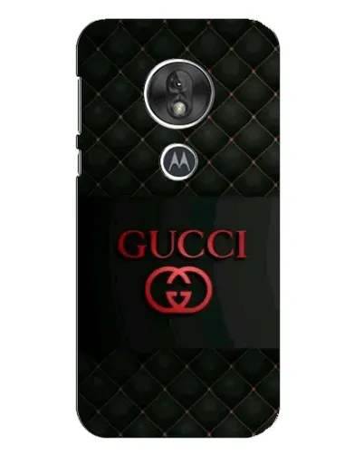 Чехол для Motorola MOTO G7 Play с картинкой «Gucci — стеганый черный»