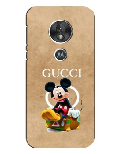 Чехол для Motorola MOTO G7 Play с картинкой «Микки Маус Gucci — крафт»