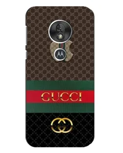 Чехол для Motorola MOTO G7 Play с картинкой «Gucci — брендированный десерт»