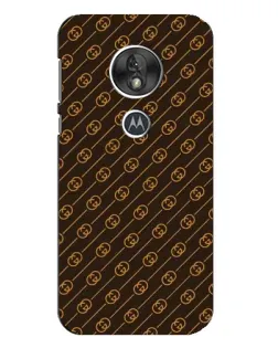 Чехол для Motorola MOTO G7 Play с картинкой «Gucci — золотые диагонали»