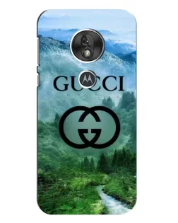 Чехол для Motorola MOTO G7 Play с картинкой «Gucci — горный пейзаж»