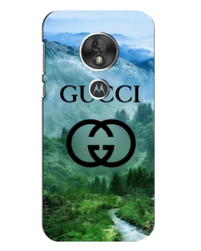 Чехол для Motorola MOTO G7 Play с картинкой «Gucci — горный пейзаж»