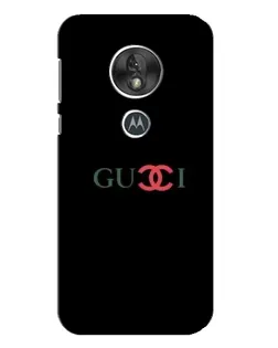 Чехол для Motorola MOTO G7 Play с картинкой «Gucci — красный градиент»