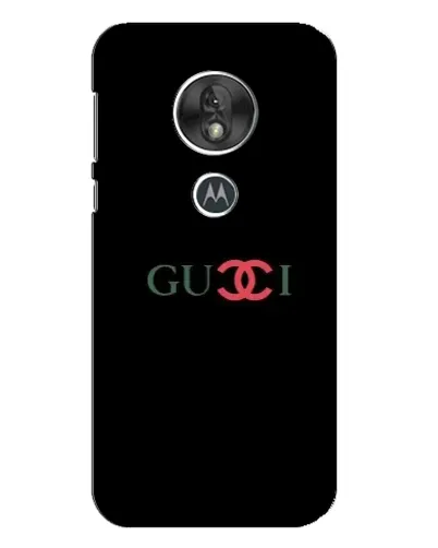 Чехол для Motorola MOTO G7 Play с картинкой «Gucci — красный градиент»