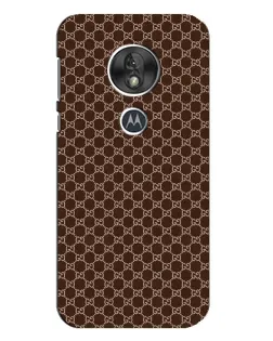Чехол для Motorola MOTO G7 Play с картинкой «Gucci — шоколадная сетка»