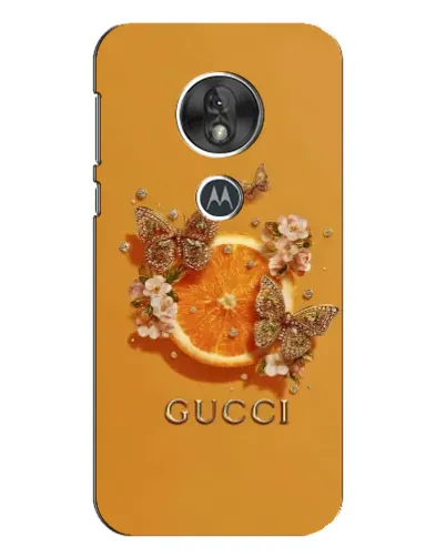 Чехол для Motorola MOTO G7 Play с картинкой «Gucci — золотые бабочки» Чехол для Motorola MOTO G7 Play с картинкой «Gucci — золотые бабочки»
