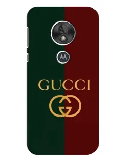 Чехол для Motorola MOTO G7 Play с картинкой «Gucci — темно-зеленый градиент»