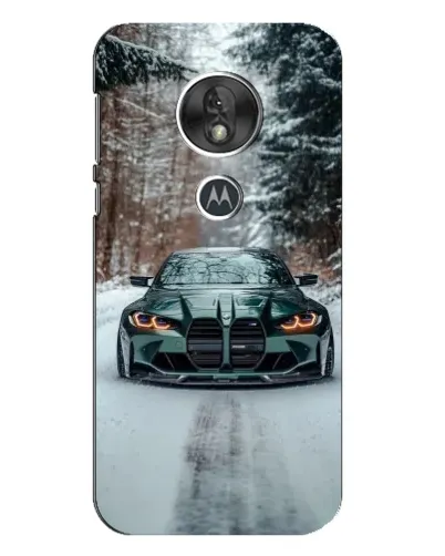 Чехол для Motorola MOTO G7 Play с картинкой «BMW в зимнем лесу» Чехол для Motorola MOTO G7 Play с картинкой «BMW в зимнем лесу»