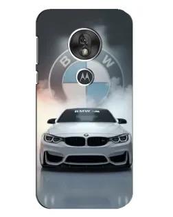 Чехол для Motorola MOTO G7 Play с картинкой «BMW в белом дыму»