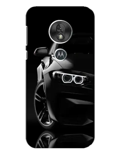 Чехол для Motorola MOTO G7 Play с картинкой «Черная BMW — профиль» Чехол для Motorola MOTO G7 Play с картинкой «Черная BMW — профиль»