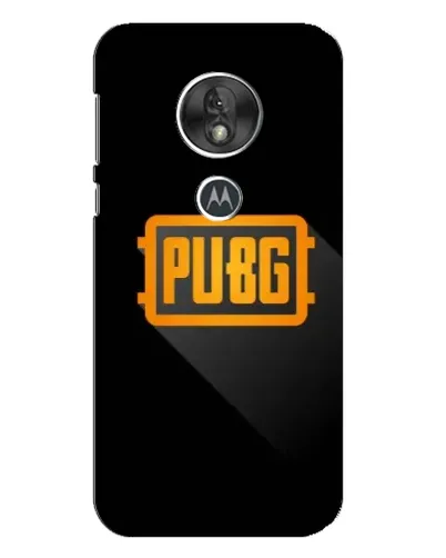 Чехол для Motorola MOTO G7 Play с картинкой «PUBG — рамка лого»