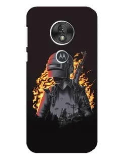 Чехол для Motorola MOTO G7 Play с картинкой «PUBG — огненный силуэт» Чехол для Motorola MOTO G7 Play с картинкой «PUBG — огненный силуэт»