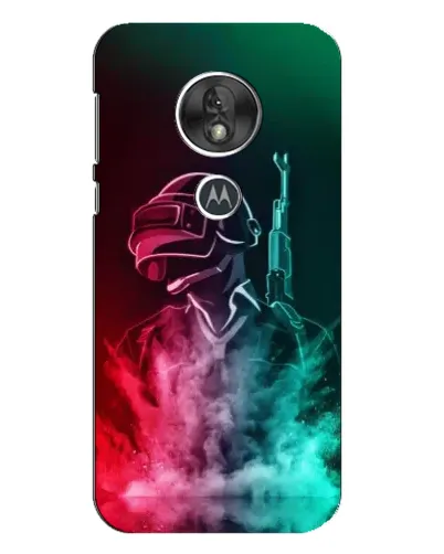 Чехол для Motorola MOTO G7 Play с картинкой «PUBG — огненный воин»
