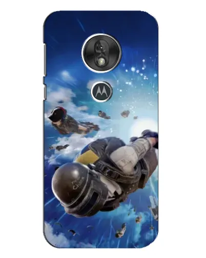 Чехол для Motorola MOTO G7 Play с картинкой «Десант PUBG — прыжок»